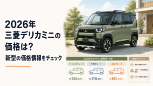 2026年の新型三菱デリカミニと価格帯をイメージした軽SUV風スーパーハイトワゴン